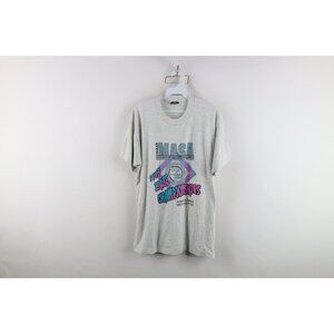 Vtg 90s Womens L 1995 State Champs MASA Michigan Amateur Softball T-Shirt USA